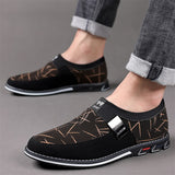 Stylish Casual New Contrast Color Large Size Men's Flats