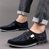 Stylish Casual New Contrast Color Large Size Men's Flats
