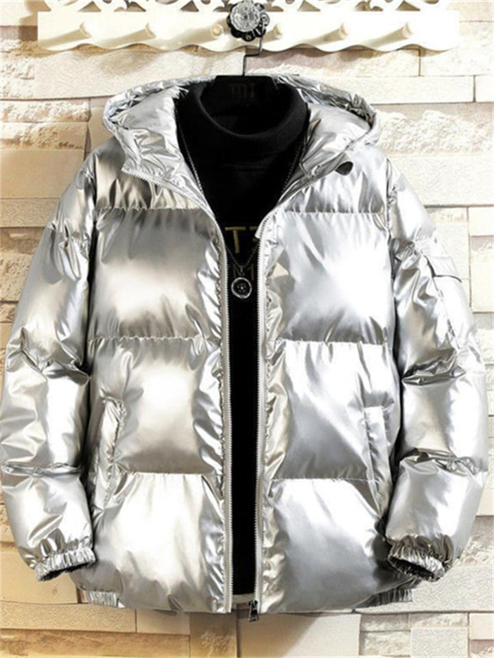 Fashion Zipper Cotton-Padded Baggy Warm Coats