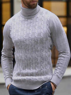 Men's Turtleneck Pullover Sweater