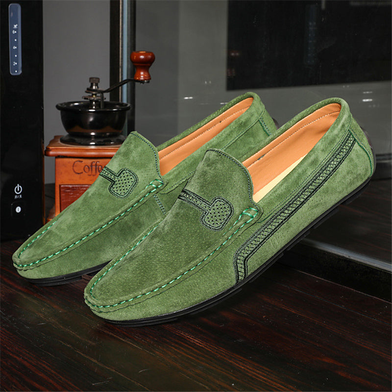 Casual Suede Leather Loafers For Men
