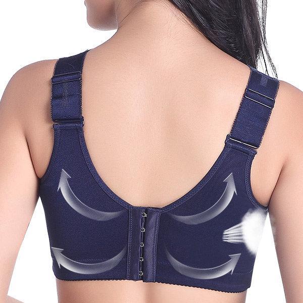 Women's Plus Size Big Cups Wireless Push Up Bra