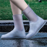 Waterproof Non-slip Wear-resistant Silicone Rain Shoes for Women