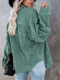Women's Solid Color Simple Style Long-Sleeved Blouse