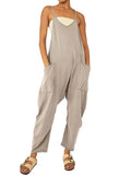 Women's Casual Comfy Baggy Spaghetti Jumpsuits for Summer