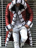 Men's Fashion Winter Faux Fur Hooded Thermal Coats