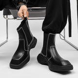 All Match Genuine Leather Male High-top Martin Boots