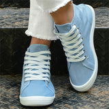 Women Classic High Top Soft Sole Lace Up Canvas Shoes