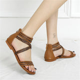 Stylish Bohemian Flat Sandy Beach Roman Sandals for Women