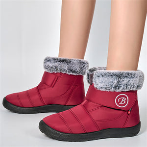 Casual Plush Keep Warm Waterproof Non-Slip Women Snow Boots