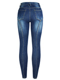 Women's Casual Style Slim Fit Stretchy Classic Denim Pants