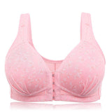 Front Closure Soft Cozy Wireless Bra For Women