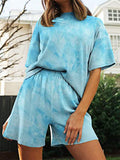 Women's Fashion Casual Sports Tie-Dye 2 Piece Sets