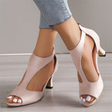 Summer Fashion Peep Toe High Heel Dressy Sandals for Women