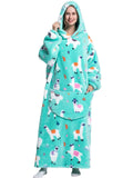 Adorable & Warm Hooded Wearable Blanket for Winter