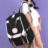 Female Trending Large Capacity Oxford Cloth Backpack