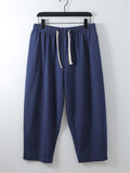 Men's Summer Comfy Cropped Linen Pants