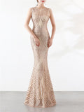 Gorgeous Geometric Sequin Mother of the Groom Dresses