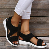 Women's Casual Cozy Open Toe Slip On Mesh Sandals