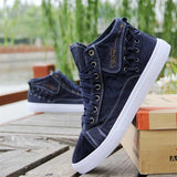 Trendy Canvas High-Top Skate Shoes
