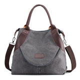 Women's Daily Casual Retro Canvas Tote Bags