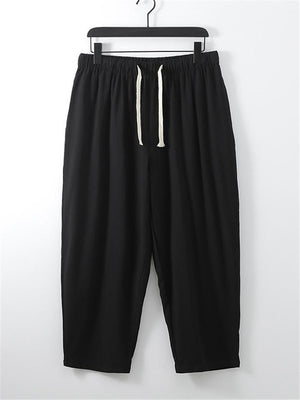 Men's Summer Comfy Cropped Linen Pants