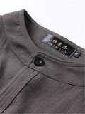 Casual Loose Comfy Linen Buttons Long Sleeve Shirts