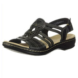 Retro Casual Open Toe Flat Buckle Beach Sandals for Women