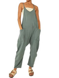 Women's Casual Comfy Baggy Spaghetti Jumpsuits for Summer