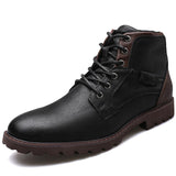 Men's Vintage Plus Size Outdoor Desert Martin Boots
