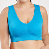 New Casual Plus Size Bras For Women Seamless Bra With Pads Sporty Vest