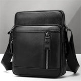 Men's Multifunctional Large Capacity Leather Crossbody Bag