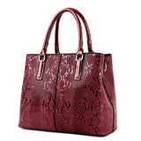 New Vintage Style Large Capacity PU Tote Bag Handbags