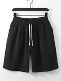 Cotton And Linen Casual Shorts Retro Simple Style Loose Straight Shorts