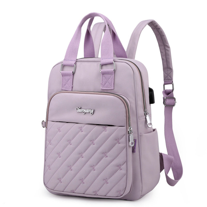 Campus Style Candy Color High Capacity Student School Bag for Girls