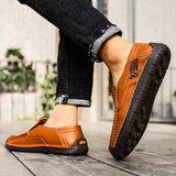 Men's Casual Breathable Solid Color Loafers