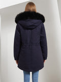 Women's Fleece Hooded Extra Warm Thicken Parka Coats