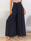 Trendy Large Size Wide Leg Loose Ladies Trousers