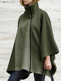 Special Plus Size Irregular Poncho Coats for Women