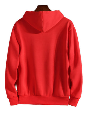 Casual Solid Color Hoodies With Pockets