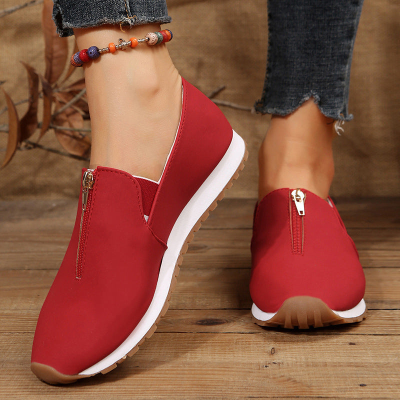 Simple Flat Heels Slip On Shoes for Women