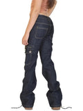 Comfy Loose Multi Pockets Casual Jeans For Women