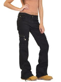 Comfy Loose Multi Pockets Casual Jeans For Women