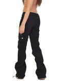 Comfy Loose Multi Pockets Casual Jeans For Women