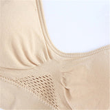 New Breathable Comfy Women's Plus Size Bras Seamless Bra With Pads