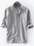 Men's Striped Button Up Shirts