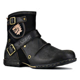 Men's Vintage Breathable Leather Ankle Boots