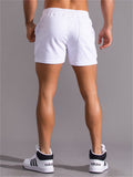 Men's Summer Super Soft Fitness Loose Elastic Waist Cotton Shorts