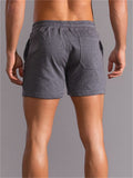 Men's Summer Super Soft Fitness Loose Elastic Waist Cotton Shorts