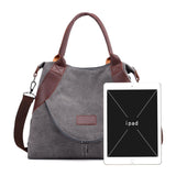Women's Daily Casual Retro Canvas Tote Bags